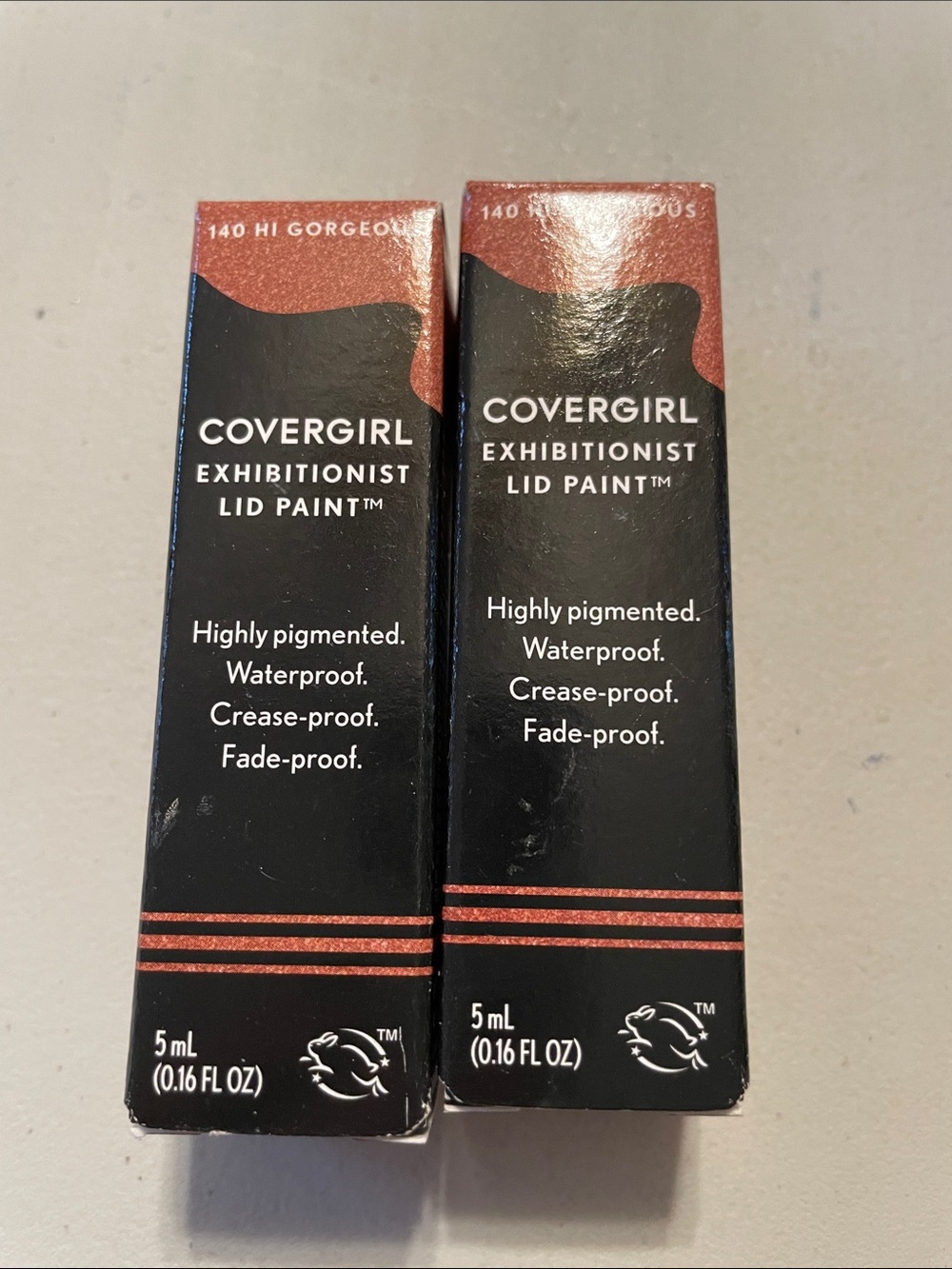 Covergirl Exhibitionist Lid Paint Hi Gorgeous Bundle x2